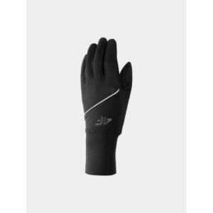 4F winter gloves 4FAW23AGLOU042 20S – L, Black