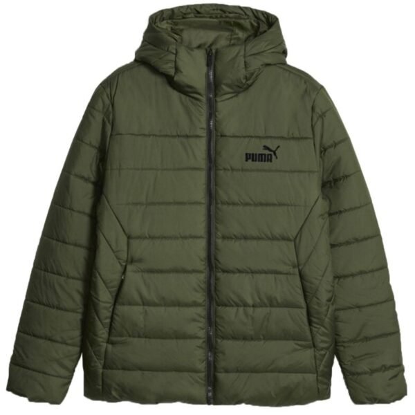 Puma ESS Hooded Padded Jacket M 848938 31 – S, Green