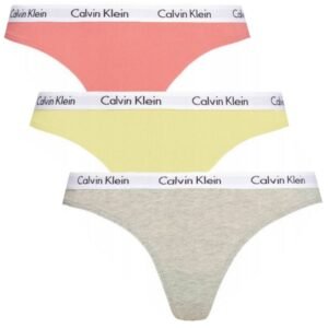 Calvin Klein Thong W panties QD3587E – S, Multicolour