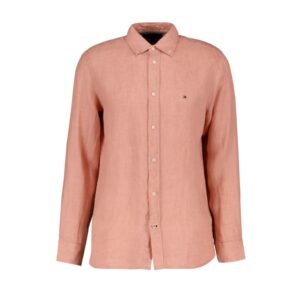 Tommy Hilfiger Pigment Dyed Linen shirt M MW0MW23147 – M, Pink