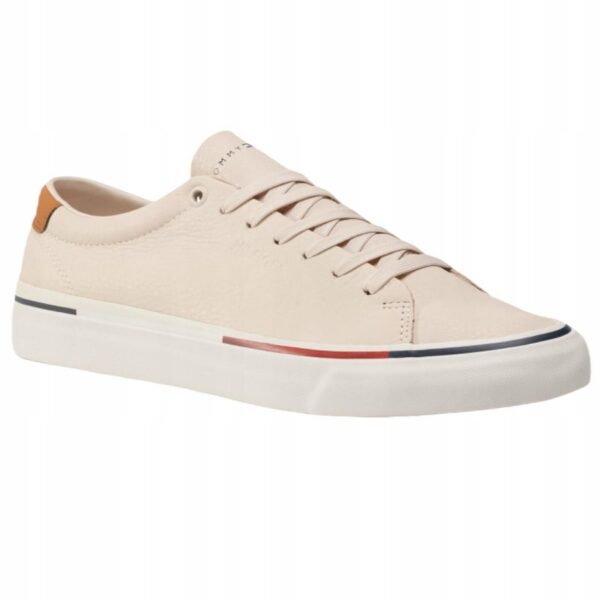 Tommy Hilfiger Sneaker M FM0FM02855 shoes – 43, Beige/Cream