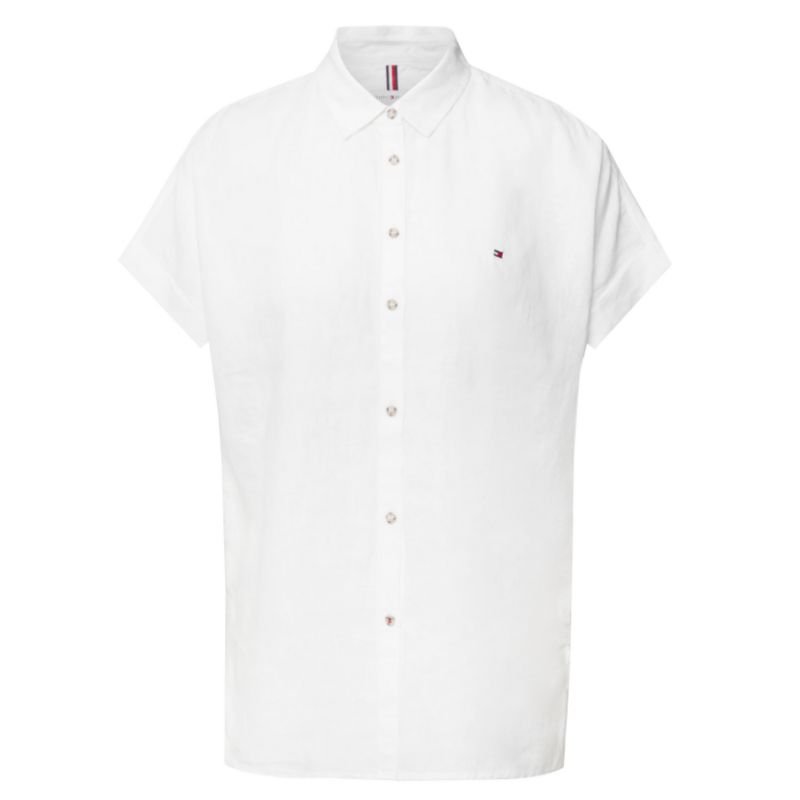 Tommy Hilfiger Linen T-shirt W WW0WW34111 – 34, White