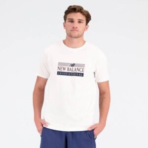 New Balance Sport Core Cotton Jersey S WT M MT31906WT – L, White