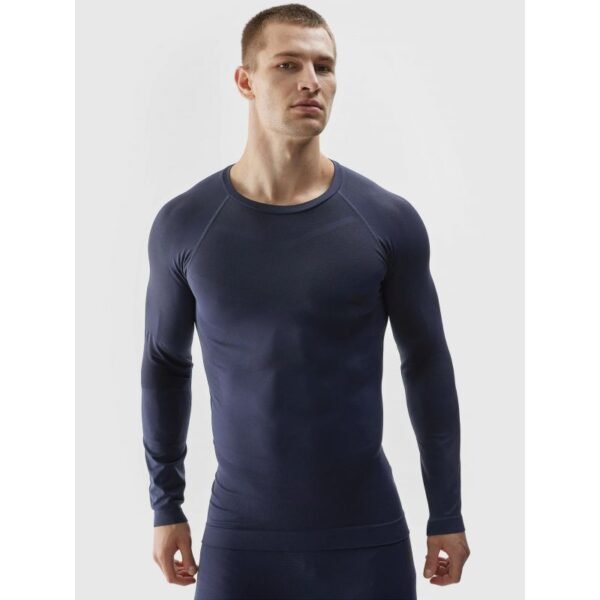 Thermal sweatshirt 4F M103 M 4FAW23USEAM103 31S – S/M, Navy blue