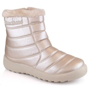 Waterproof patent snow boots News W EVE181E beige – 41, Beige/Cream