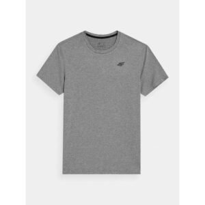 T-shirt 4F M 4FAW23TFTSM449-27M – L, Gray/Silver