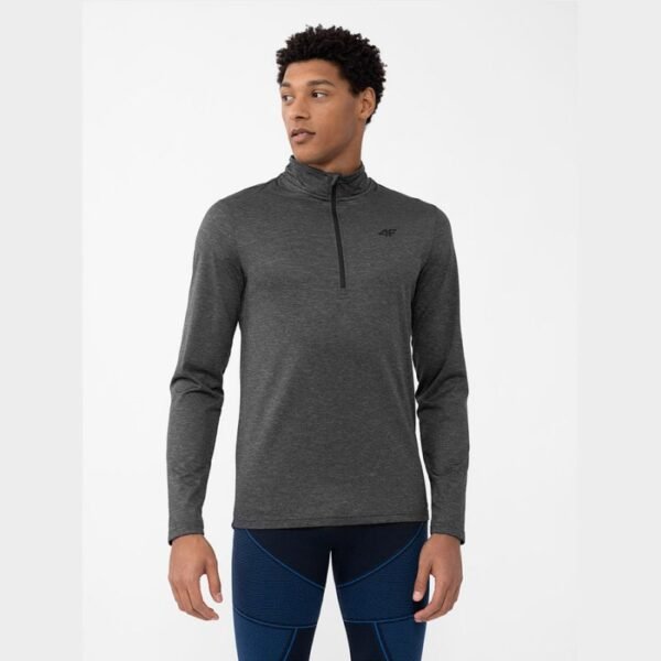 Thermoactive sweatshirt 4F M 4FAW23UBRUM036 23M – S, Gray/Silver