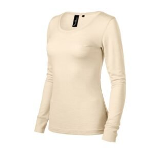 Malfini Premium Merino Rise T-shirt LS W MLI-16021 – 2XL, Beige/Cream