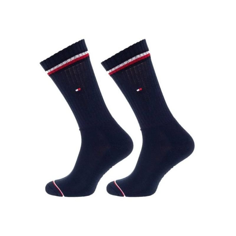 Tommy Hilfiger socks 2 pack M 100001096 322 – 43-46, Navy blue