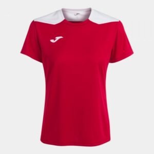 Joma Championship VI Short Sleeve T-shirt W 901265.602 – XS, White, Red