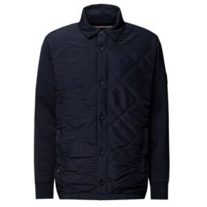 Tommy Hilfiger Mix Media Quilted Coach Jacket M MW0MW27894 – M, Navy blue