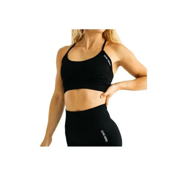 GymHero California Cute Bra W BRA-BLACK – L, Black