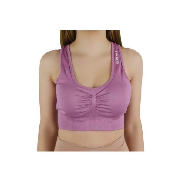 GymHero Miami Cute Bra W BASIC-MAUVE – L, Violet