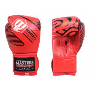 Masters Rbt-Red leather boxing gloves 14 oz 01806022-14 – N/A, Red
