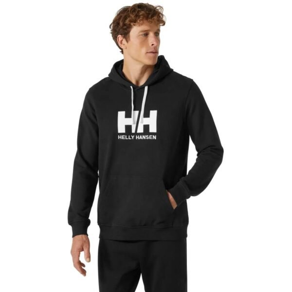 Helly Hansen Logo Hoodie M 33977-990 – M, Black