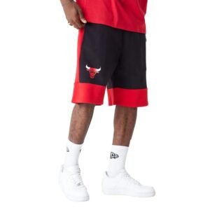 New Era NBA Color Block Short Bulls M 60416373 shorts – L, Black