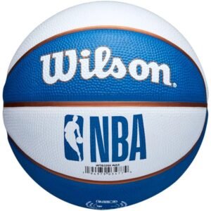 Wilson Team Retro Washington Wizards Mini Ball WTB3200XBWAS basketball – 3, White, Blue