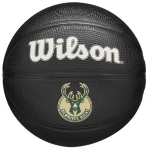 Wilson Team Tribute Milwaukee Bucks Mini Ball WZ4017606XB basketball – 3, Black