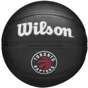 Wilson Team Tribute Toronto Raptors Mini Ball WZ4017608XB basketball – 3, Black