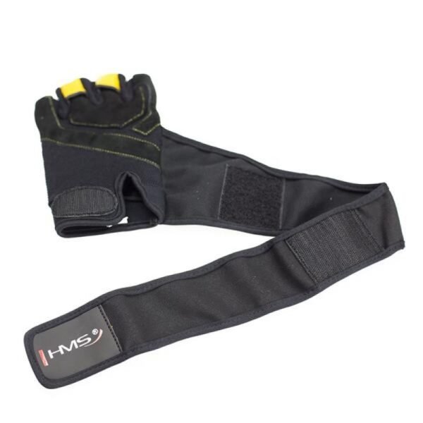 Black / Yellow HMS RST01 rL gym gloves