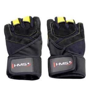 Gym gloves Black / Yellow HMS RST01 XXL – N/A, Black