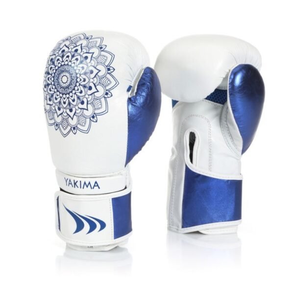 Yakima Sport Mandala Women’s Gloves 8 oz W 1005518 oz – 8 oz, White, Blue