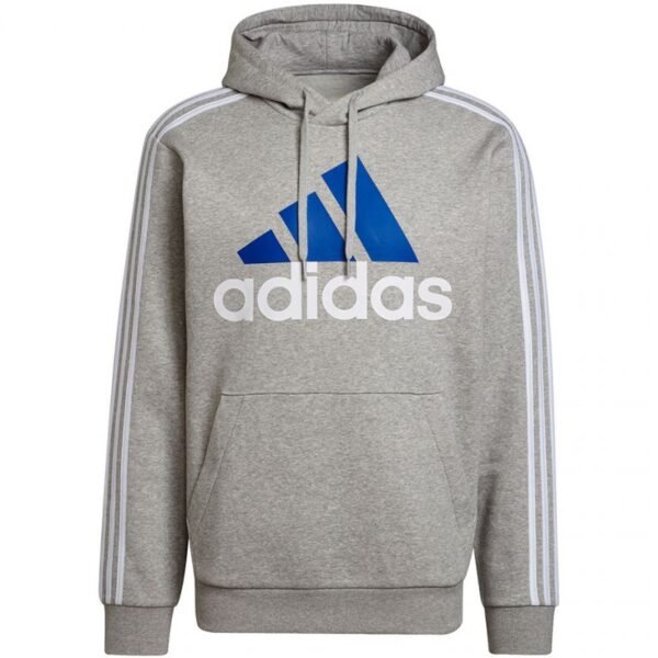 Adidas Mens Essentials Hoodie M GV5249 – L, Gray/Silver
