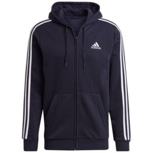 Adidas Essentials Full-Zip Hoodie M GK9053 – S, Navy blue