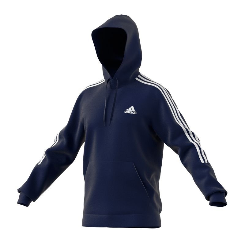 Adidas Essentials Fleece 3 Stripes M GK9584 – S, Navy blue