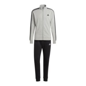 Tracksuit adidas 3-stripes French Terry M IC6748 – S (173cm), Gray/Silver