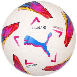 Puma Orbita Laliga 1 HYB ball 084107-01 – 5, White, Pink