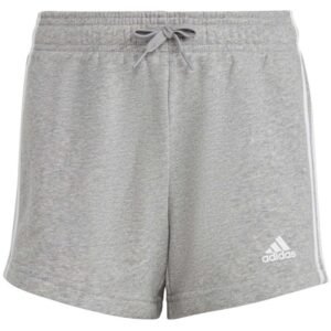 adidas Essentials 3-Stripes Jr IC3632 shorts – 152cm, Gray/Silver