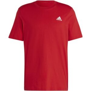 adidas Essentials Single Jersey Embroidered Small Logo Tee M IC9290 – M, Red