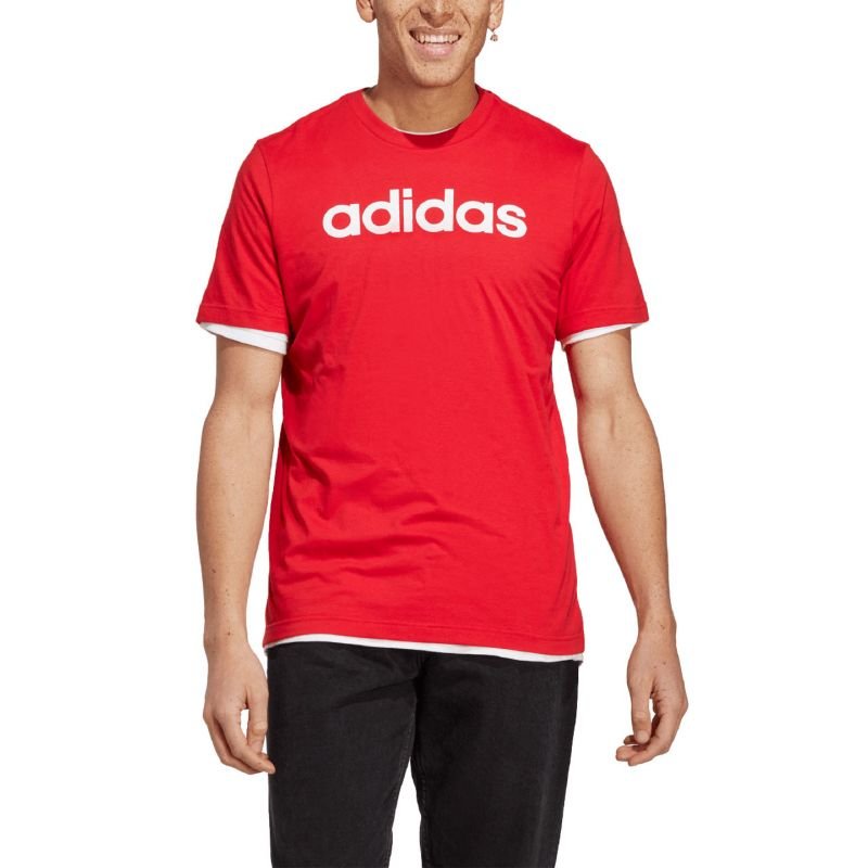 adidas Essentials Single Jersey Linear Embroidered Logo M IC9278