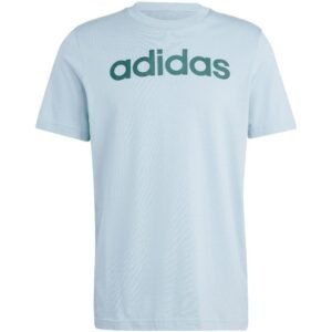 adidas Essentials Single Jersey Linear Embroidered Logo Tee M IJ8651 – XL, Blue