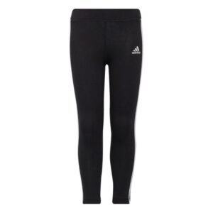 Adidas Essentials 3-Stripes Tights Jr H65800 leggings – 110cm, Black