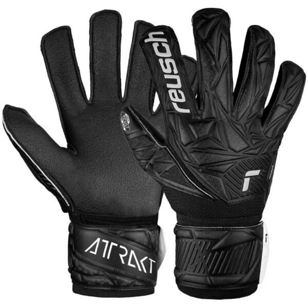 Reusch Attrakt Resist 5470615 7700 goalkeeper gloves – 7,5, Black