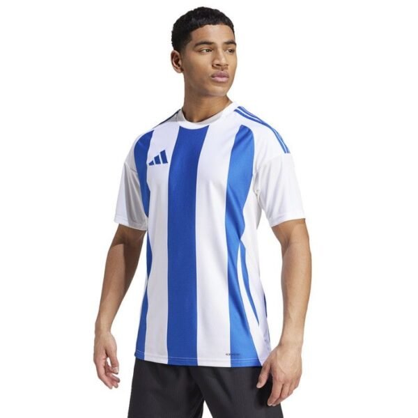 Adidas Striped 24 JSY M T-shirt IW2144 – L, White, Blue