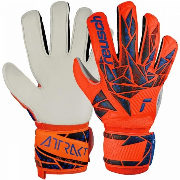 Reusch Attrakt Solid M 5470515 2210 goalkeeper gloves – 9,5, Orange
