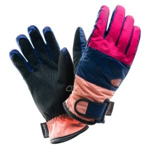 Iguana anola gloves W 92800187895 – S/M, Navy blue, Pink