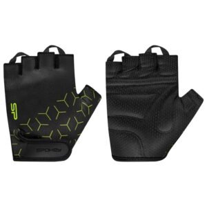 Spokey Ride L BK/GN M SPK-941109 gloves – L, Black