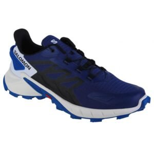 Salomon Supercross 4 M 473157 running shoes – 44, Navy blue