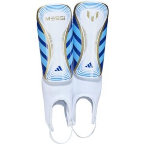 Adidas Messi SG Mtc Jr shin guards IS5599 – M, White, Blue