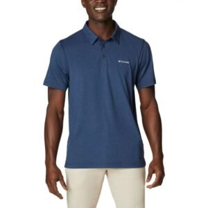 Columbia Tech Trail Polo Shirt M 1768701465 – L, Navy blue