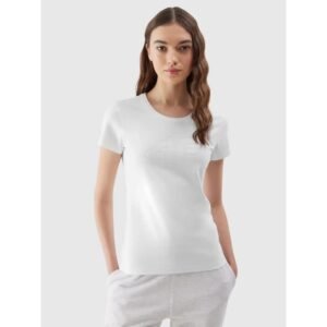 4F T-shirt W 4FWSS24TTSHF1163-10S – M, White