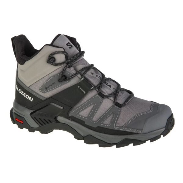 Salomon X Ultra 4 Mid GTX M 474542 shoes – 42 2/3, Gray/Silver