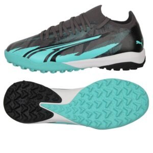 Puma Ultra Match Rush TT M 107831 01 shoes – 42, Blue, Gray/Silver