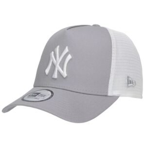 New Era New York Yankees MLB Clean Trucker Cap 11588490 – OSFA, Gray/Silver