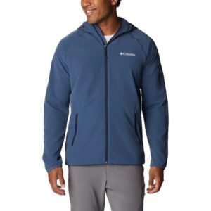 Columbia Tall Heights Hooded Softshell Jacket M 1975591478 – L, Navy blue