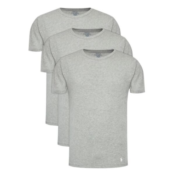 Polo Ralph Lauren T-shirt POLO RALPH LAUREN MEN’S T-SHIRT 3-PACK 714830304016 – M, Gray/Silver